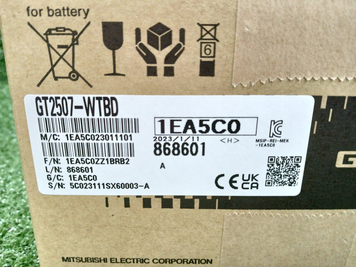 Mitsubishi Electric GT2507-WTBD Graphic Panel Operation Terminal Display 7-inch Wide TFT GOT2000 Series [b1193233836]