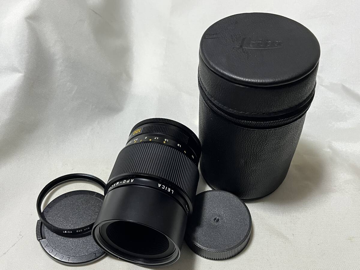 Leica APO-MACRO-ELMARIT-R 100mm F2.8 Lens with Case [m1193474375]