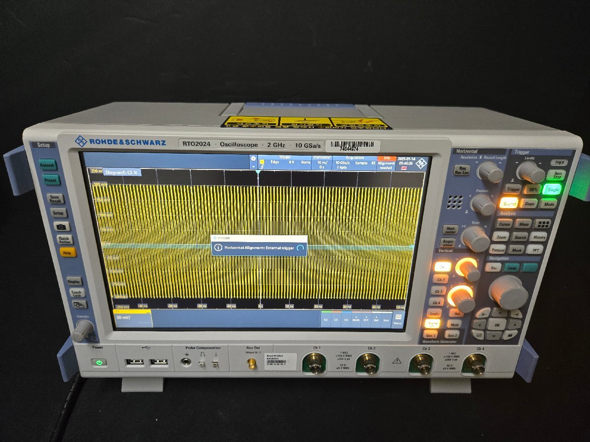 Rohde & Schwarz RTO2024 Digital Oscilloscope 2GHz 4ch 10GSa/s [d1193737448]