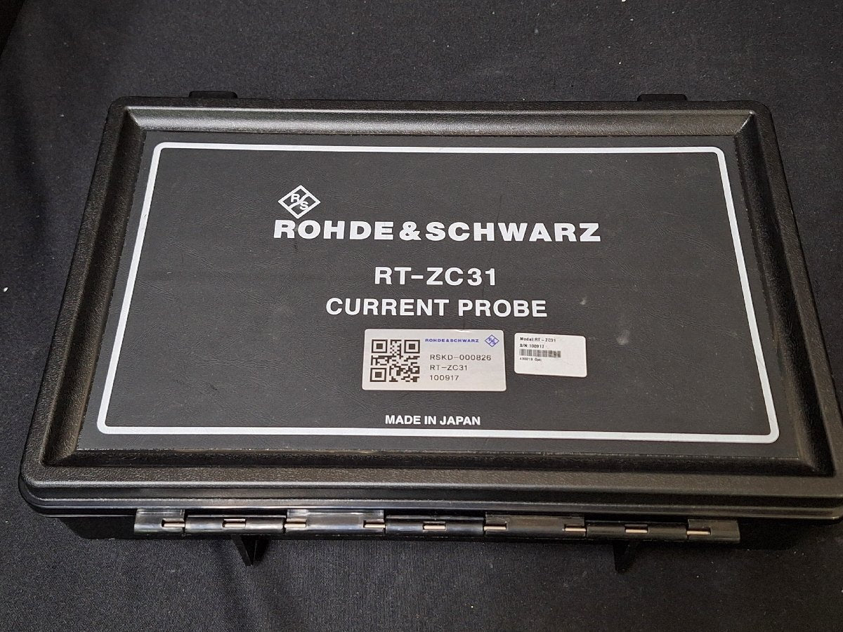 NBC R&S RT-ZC31 Current Probe 30A BNC Current Clamp [g1194333735]