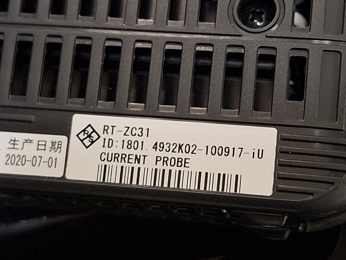 R&S RT-ZC31 Current Probe 30A BNC Current Clamp [g1194333735]