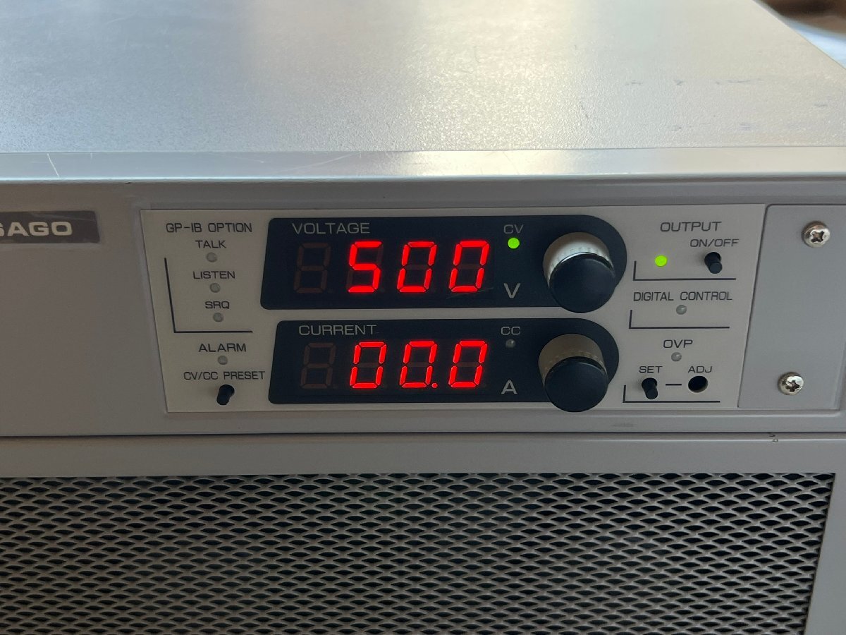 TAKASAGO HX0500-30 DC Power Supply 500V 30A 15kW [v1194432454]