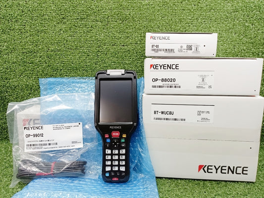 KEYENCE BT-W350 Handy Terminal Set Code Reader Adapter Battery Communication Charging Unit [s1195151857]