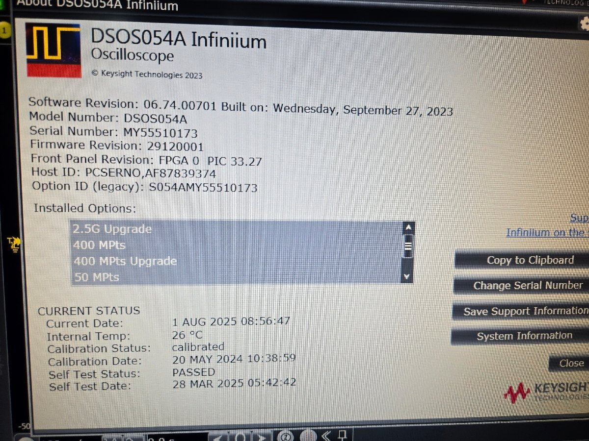 Keysight DSOS254A High-Definition Oscilloscope 4ch [u1195190078]