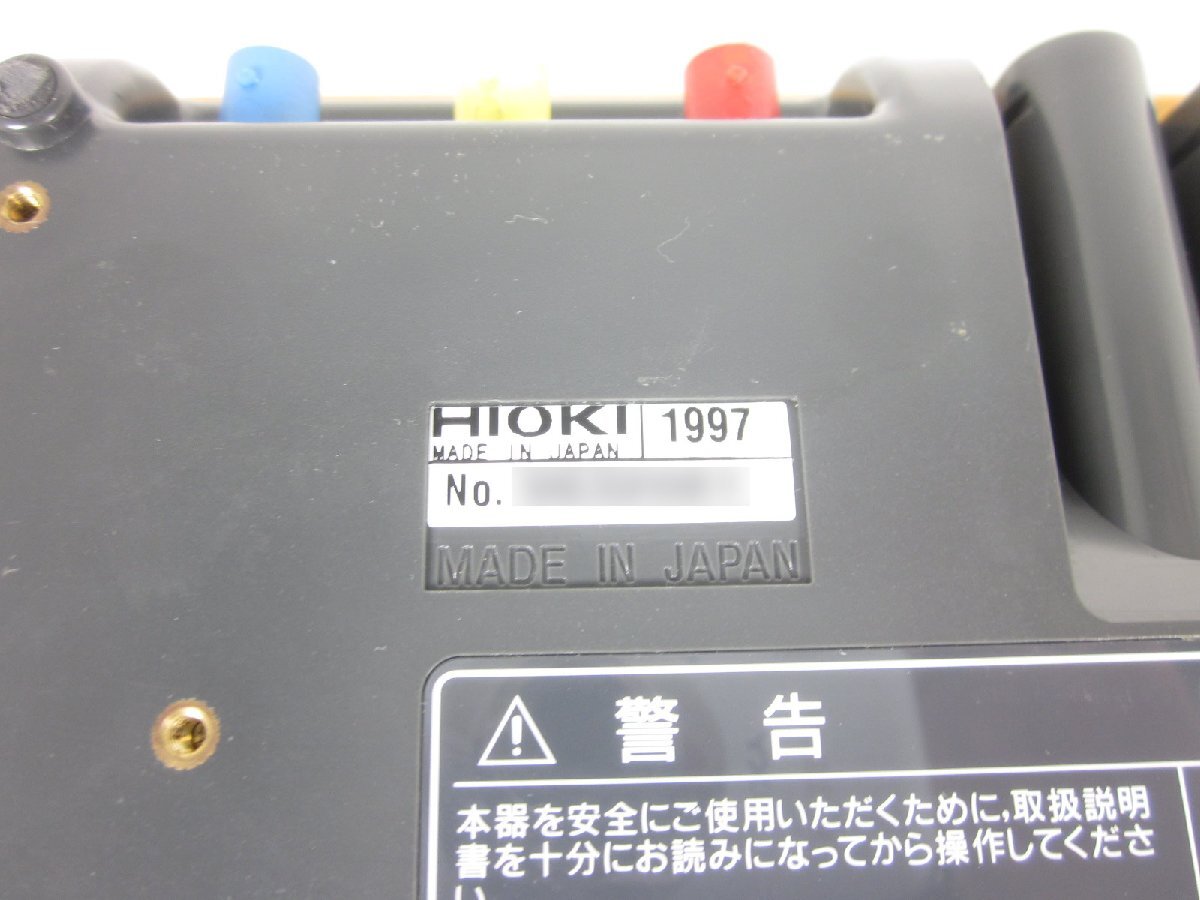 Hioki 3166 Power Meter Clamp-on Tester Voltage Current Power [1195416005]