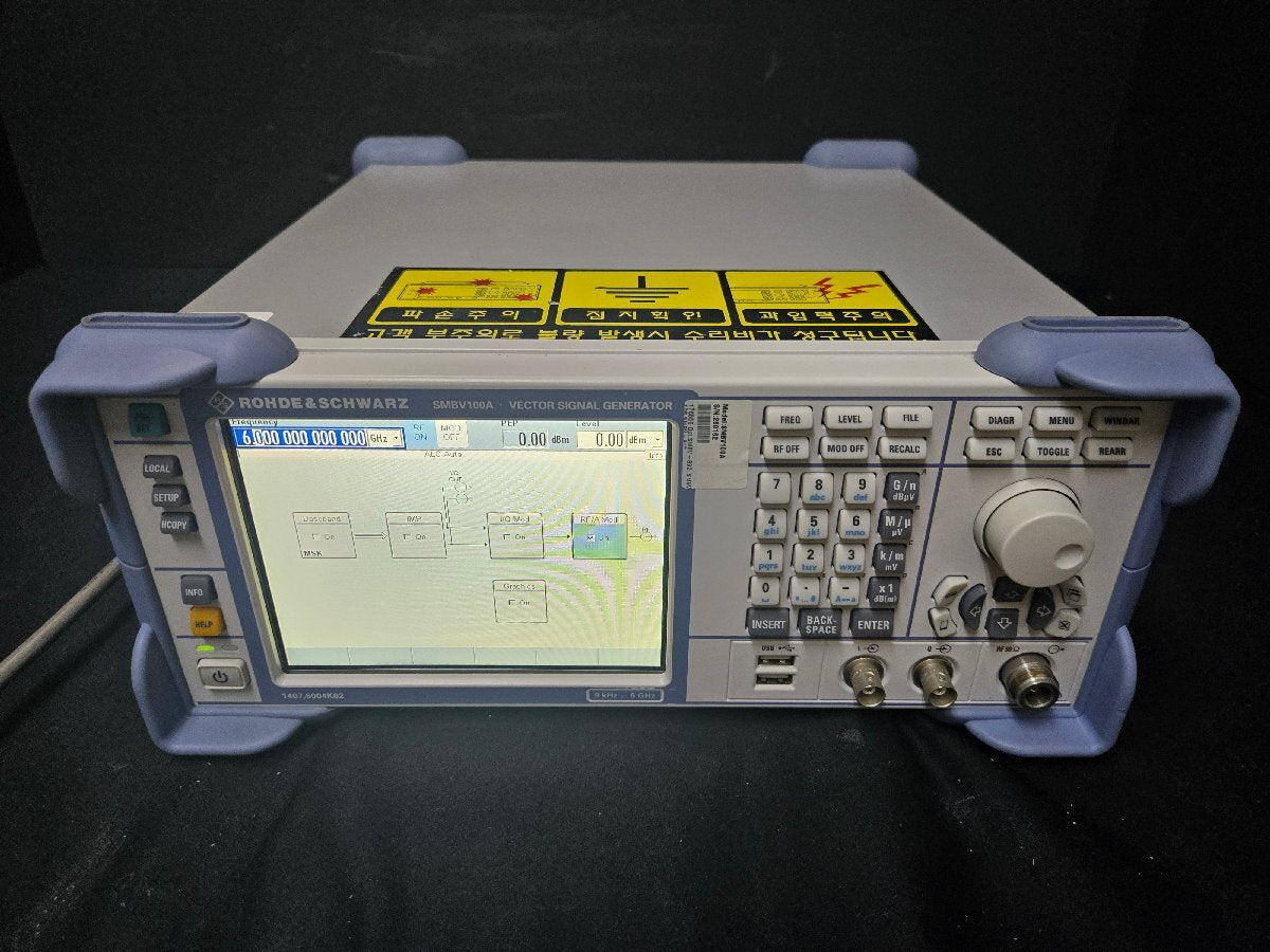 NBC R&S SMBV100A Vector Signal Generator 9kHz to 6GHz Opt. B106 B10 B92 [e1195425074]