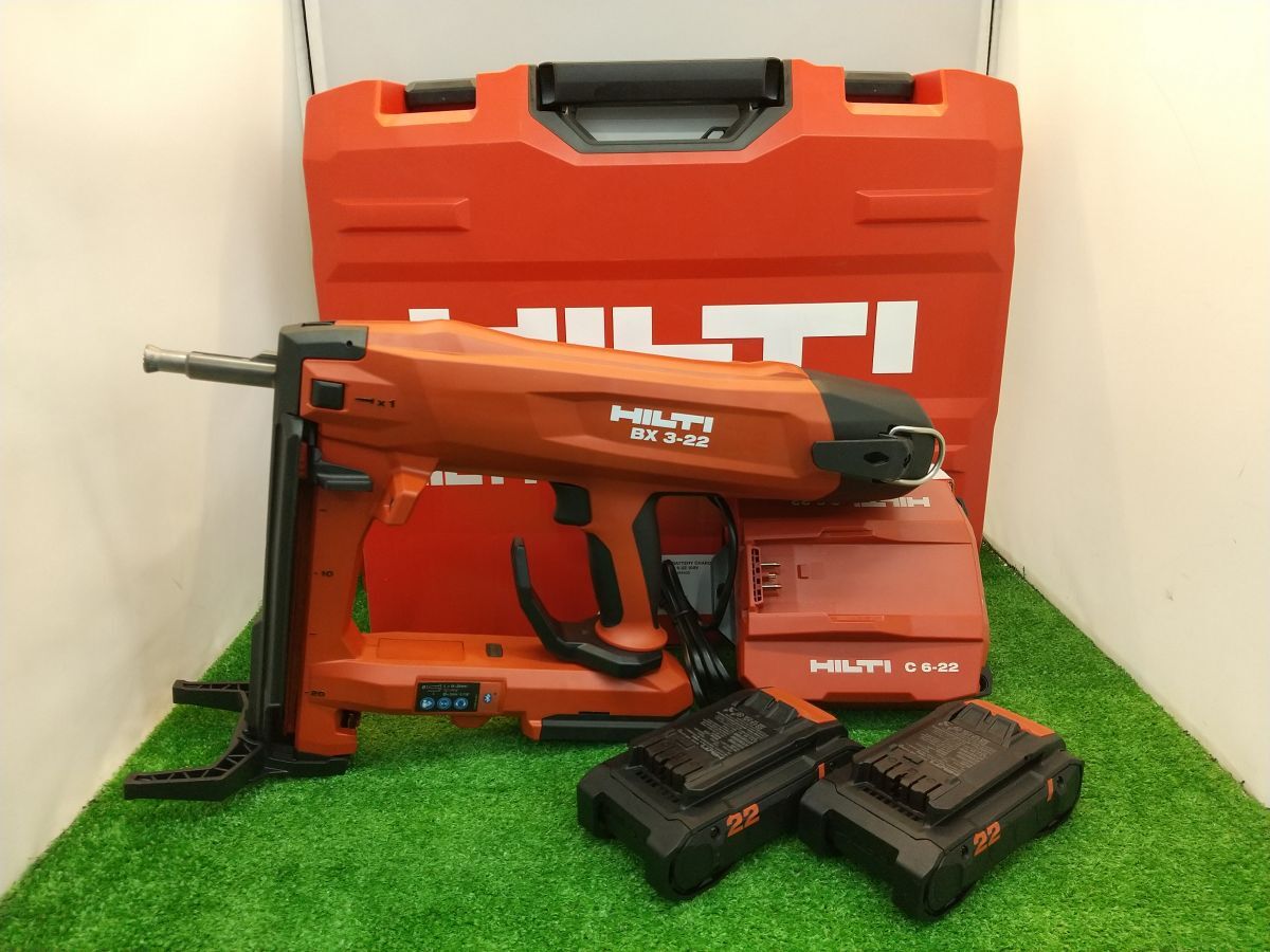 HILTI 3-ME-22 Rechargeable Concrete Nailer Tackifier Battery B22-85 x 2pcs Combo [x1195509549]