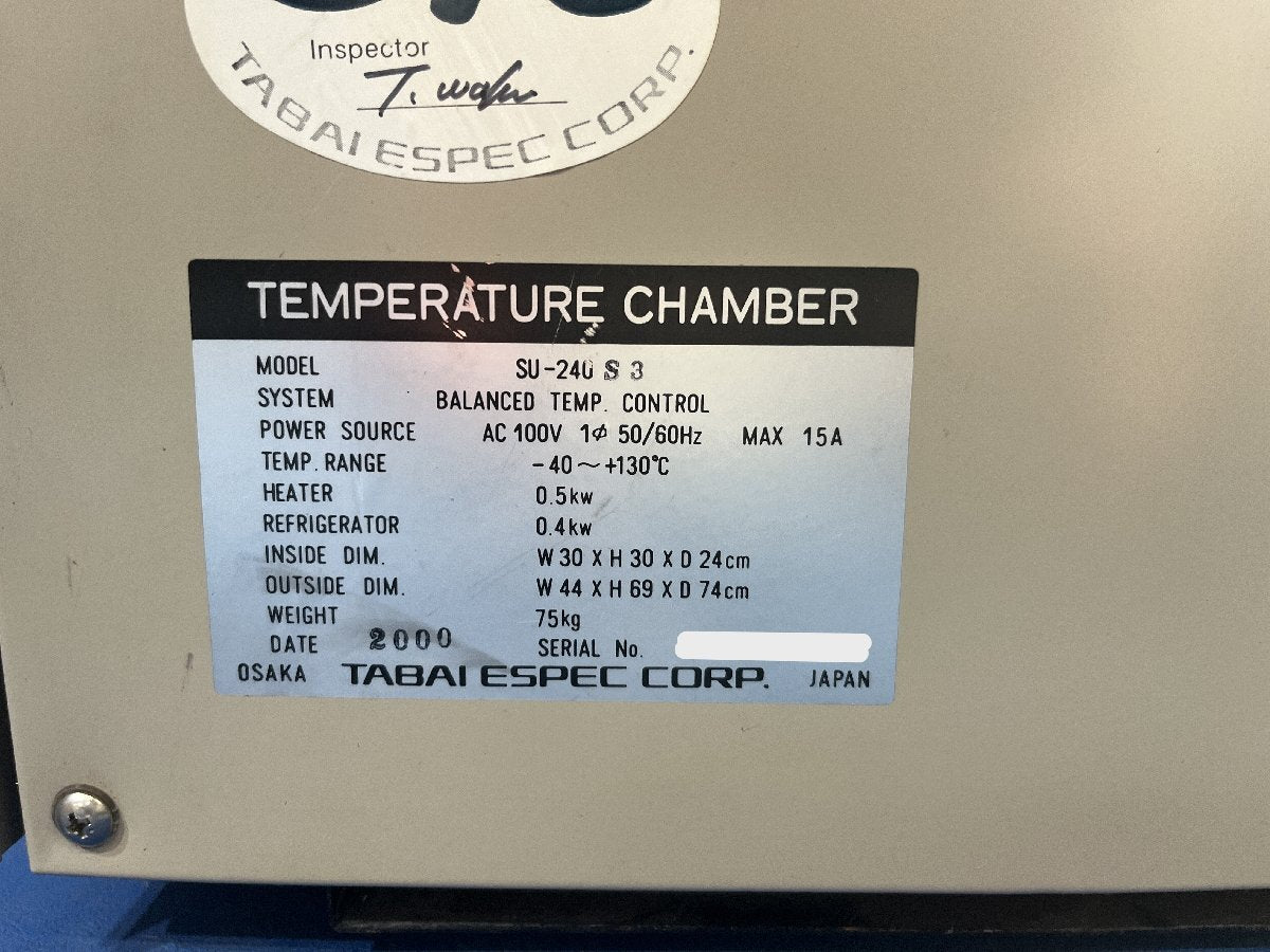 Espec SU240 Environmental Tester [n1195921121]