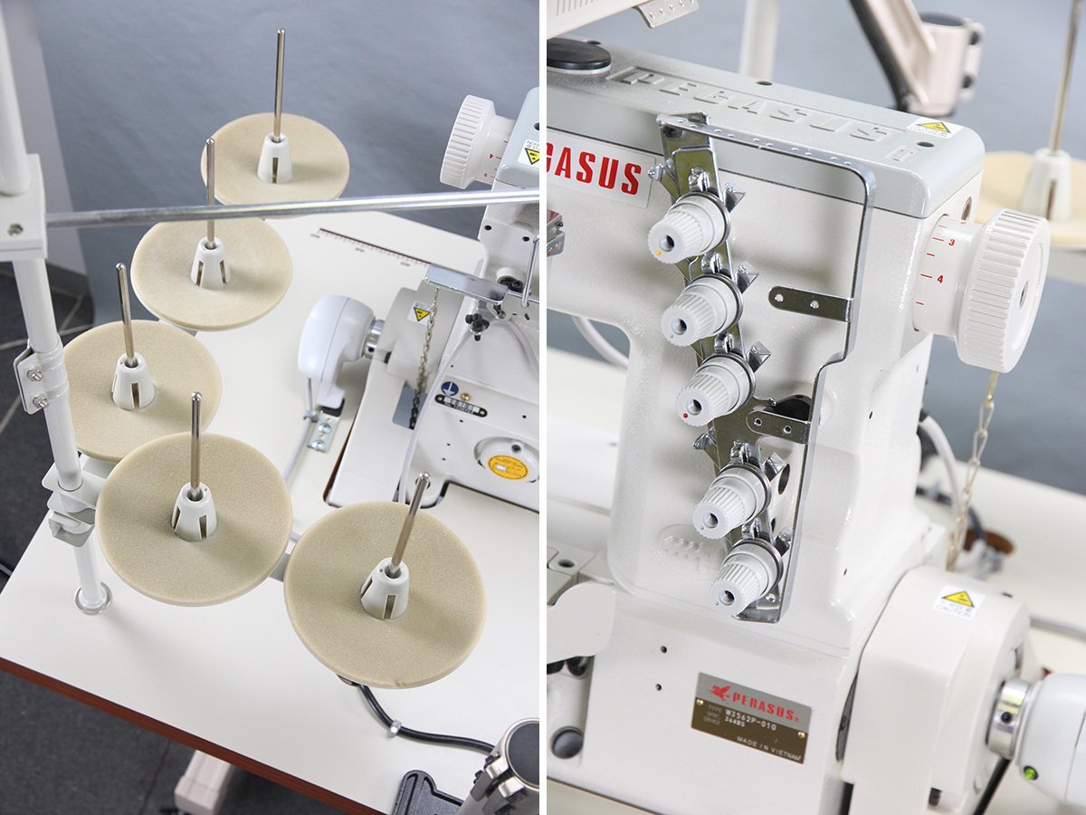 PEGASUS W3562P-01G Flatbed Interlock Stitch Sewing Machine Oil Barrier Type [d1195575628]