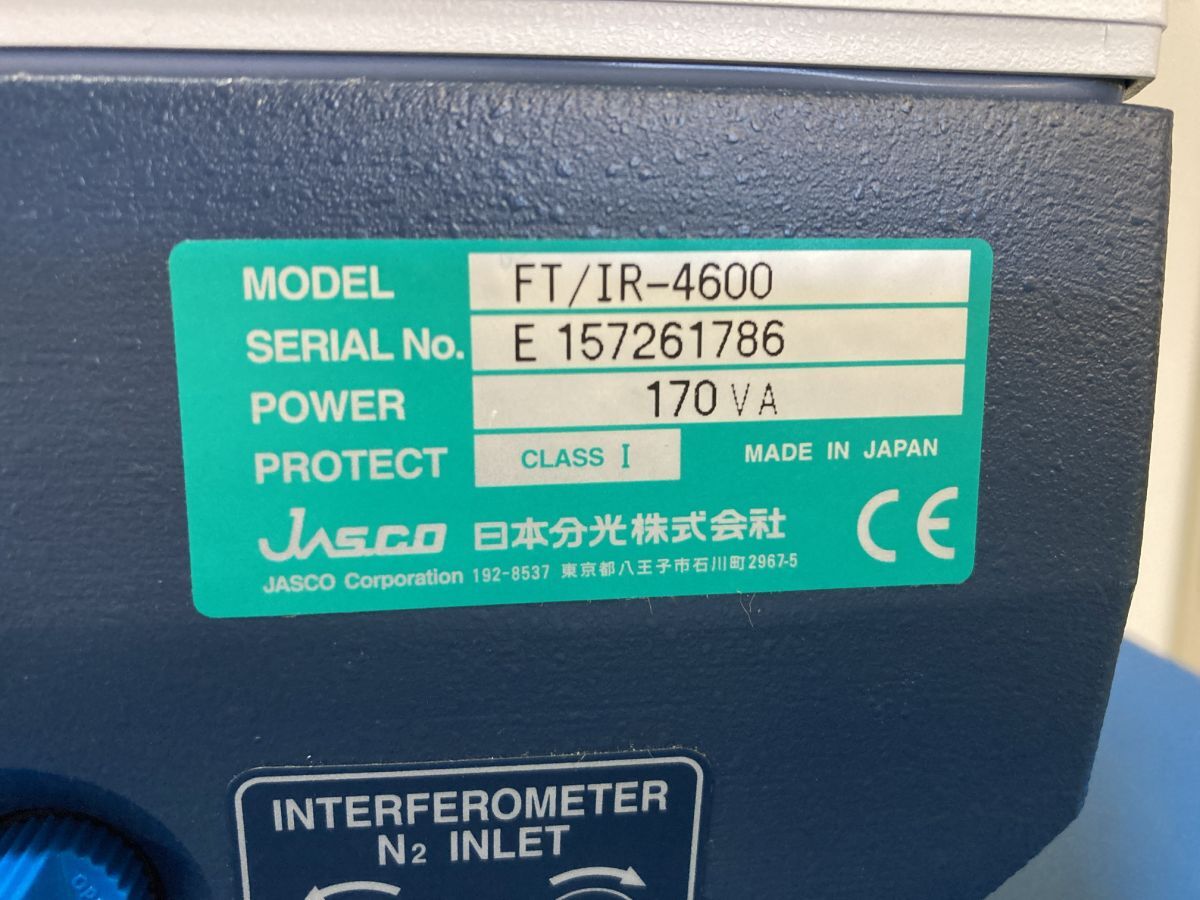 Jasco FT/IR-4600 Fourier Transform Infrared Spectrophotometer [q1196004265]