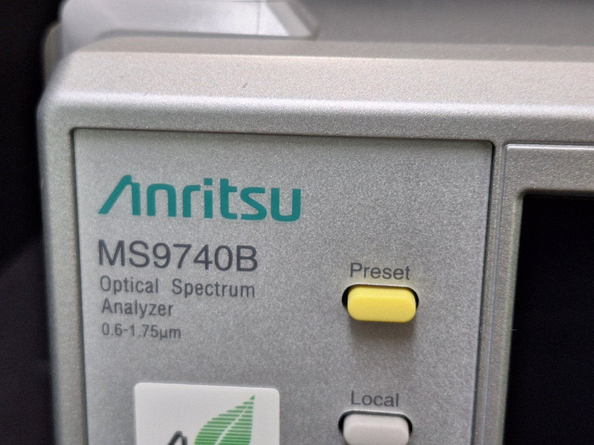 Anritsu MS9740B Optical Spectrum Analyzer Opt 001 002 037 [e1196126123]