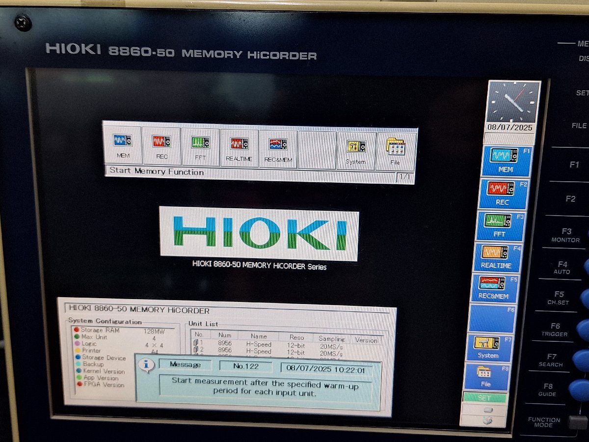 Hioki 8860-50 Memory HiCorder with 4x 8956 Analog Unit [m1196194682]