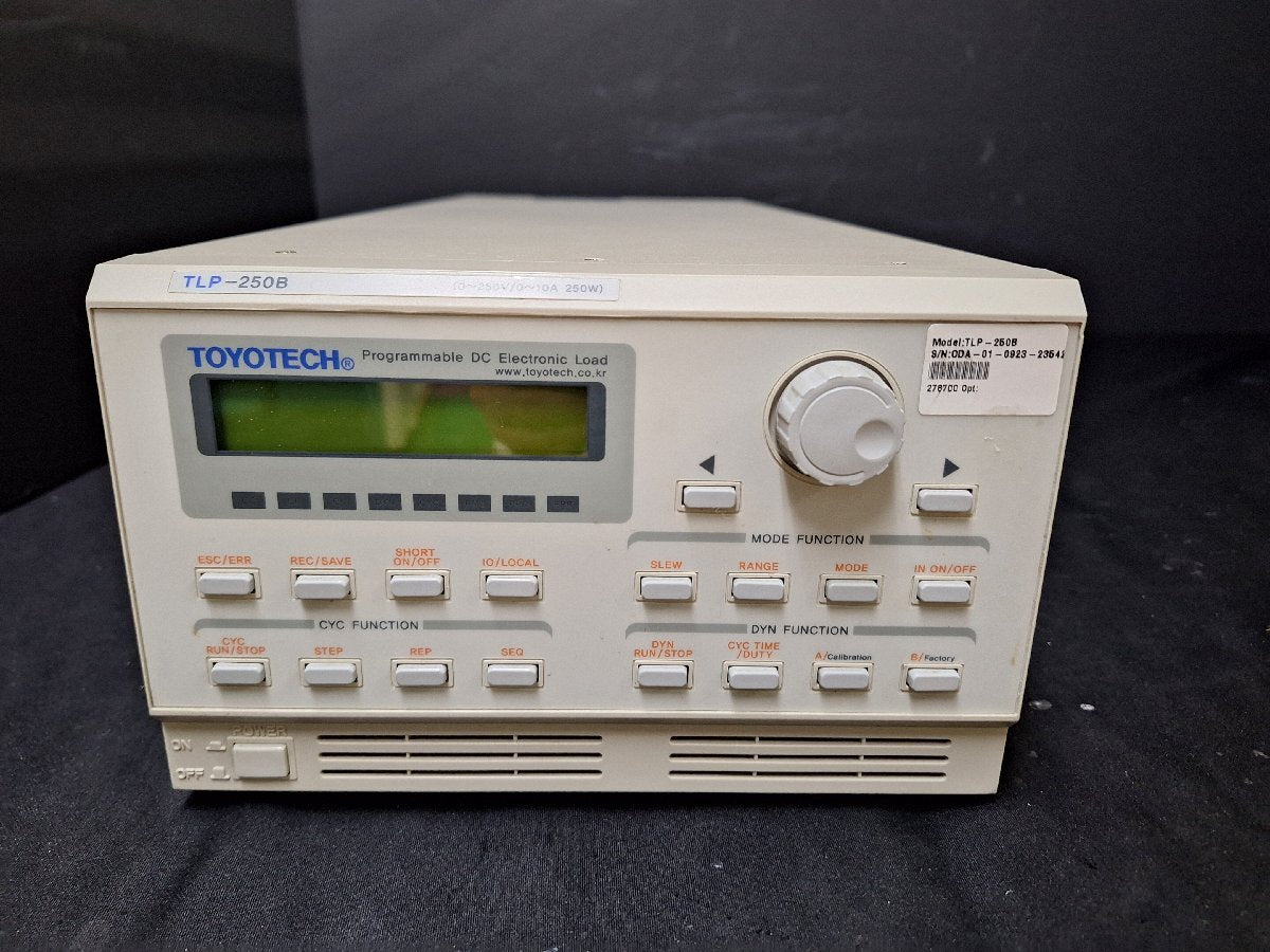 TOYOTECH TLP-250B Programmable DC Electronic Load [j1196303689]
