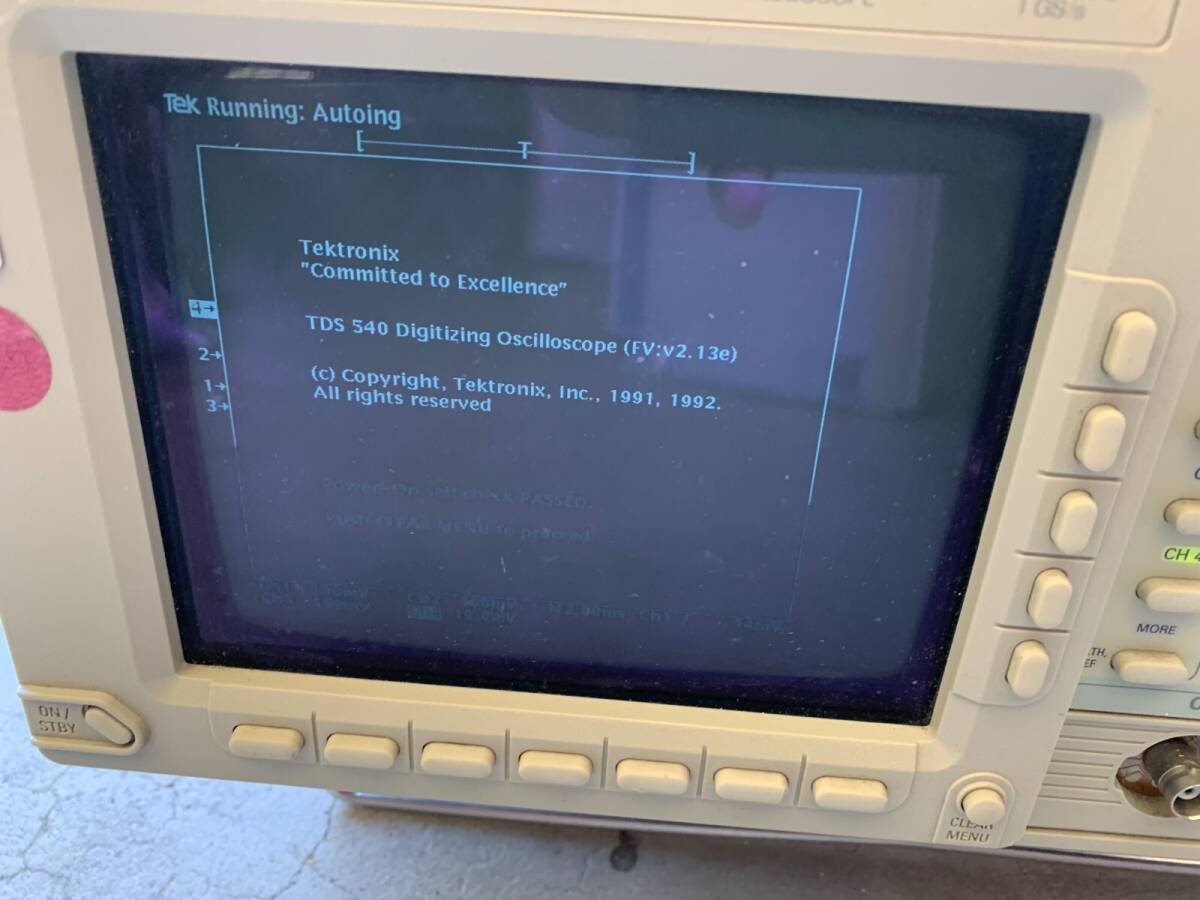 TEKTRONIX TDS 540 Four Channel Digitising Oscilloscope [j1196588601]