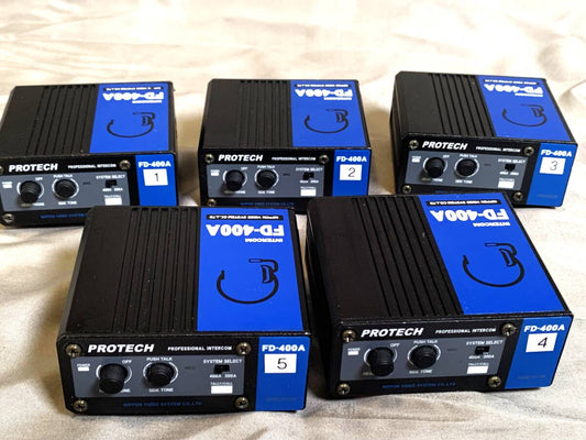 PROTECH FD-400A Wired Intercom Enclosed Single Ear Headset [r1196945762]