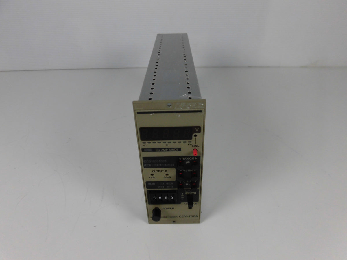 Kyowa Dengyo CDV700A Signal Conditioner Strain Amplifier Dynamic Distortion Meter [f1197011112]