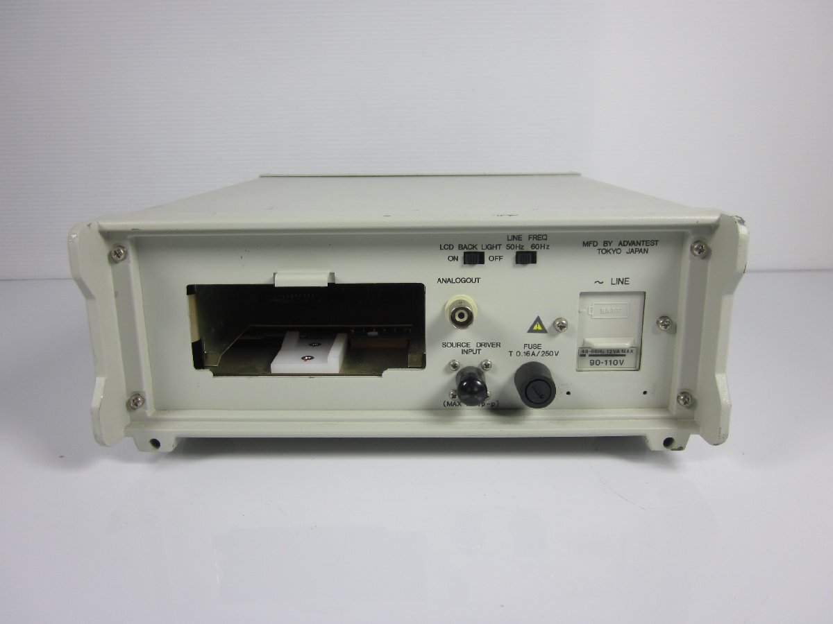 Advantest TQ8215 Optical Power Meter 4.5 Digits DC V 19.999mV to 199.99V [c1197003691]