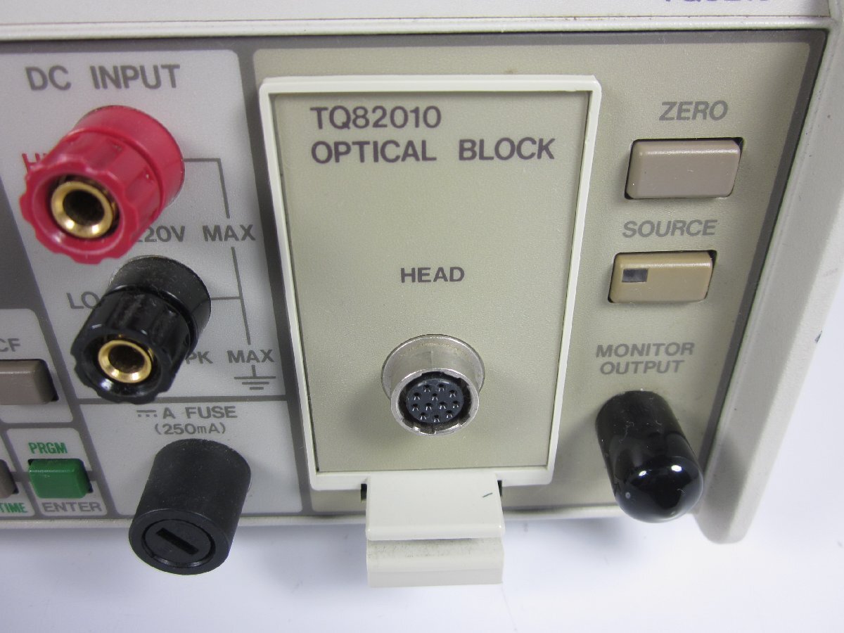 Advantest TQ8215 Optical Power Meter 4.5 Digits DC V 19.999mV to 199.99V [c1197003691]