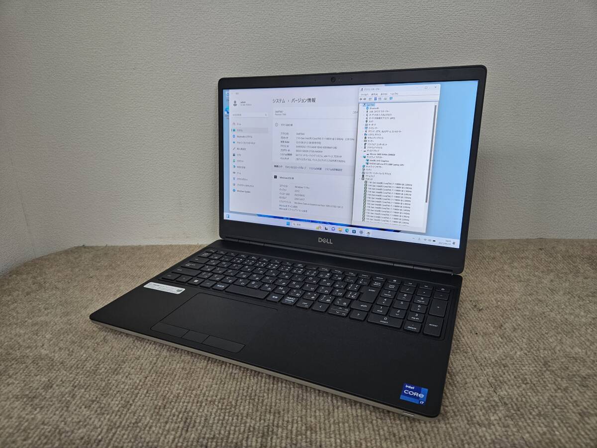 DELL Precision 7560 Mobile Workstation Intel Core i7-11800H 32GB M.2 SSD 2TB NVIDIA RTX3080 16GB [p1197026260]