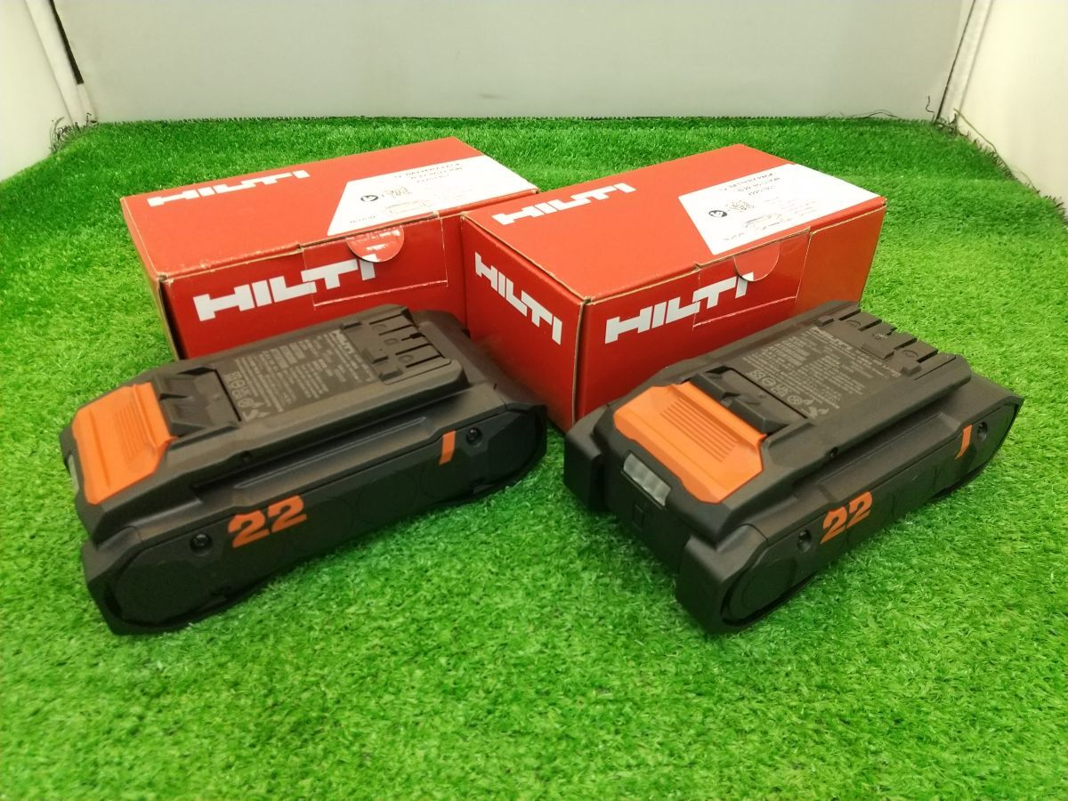 HILTI 3-ME-22 Rechargeable Concrete Nailer Tackifier Battery B22-85 x 2pcs Combo [1197227049]