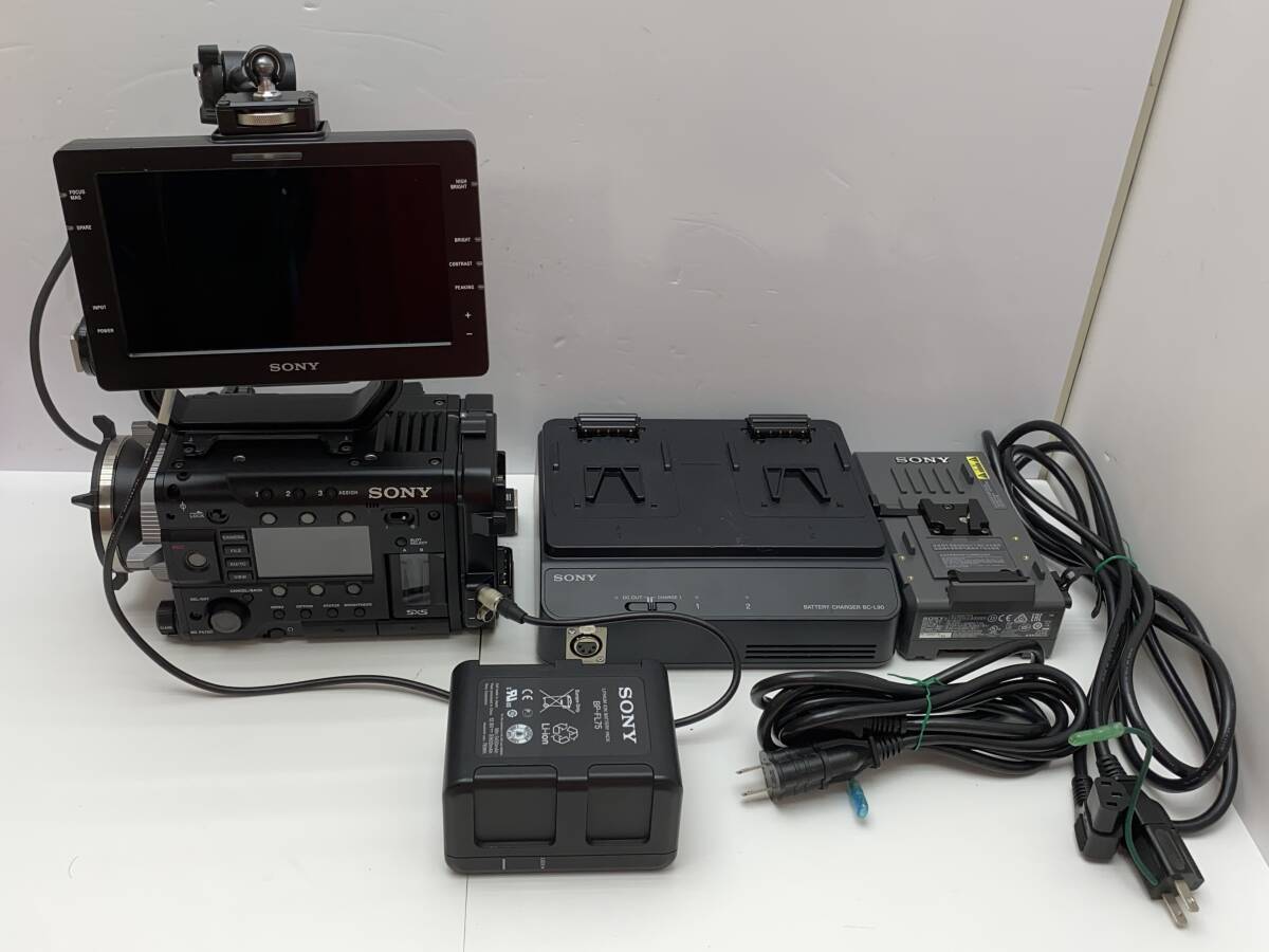 Sony PMW-F55 CineAlta 4K Camera with DVF-L700 Viewfinder and AC-DN10 Adapter [q1197476801]