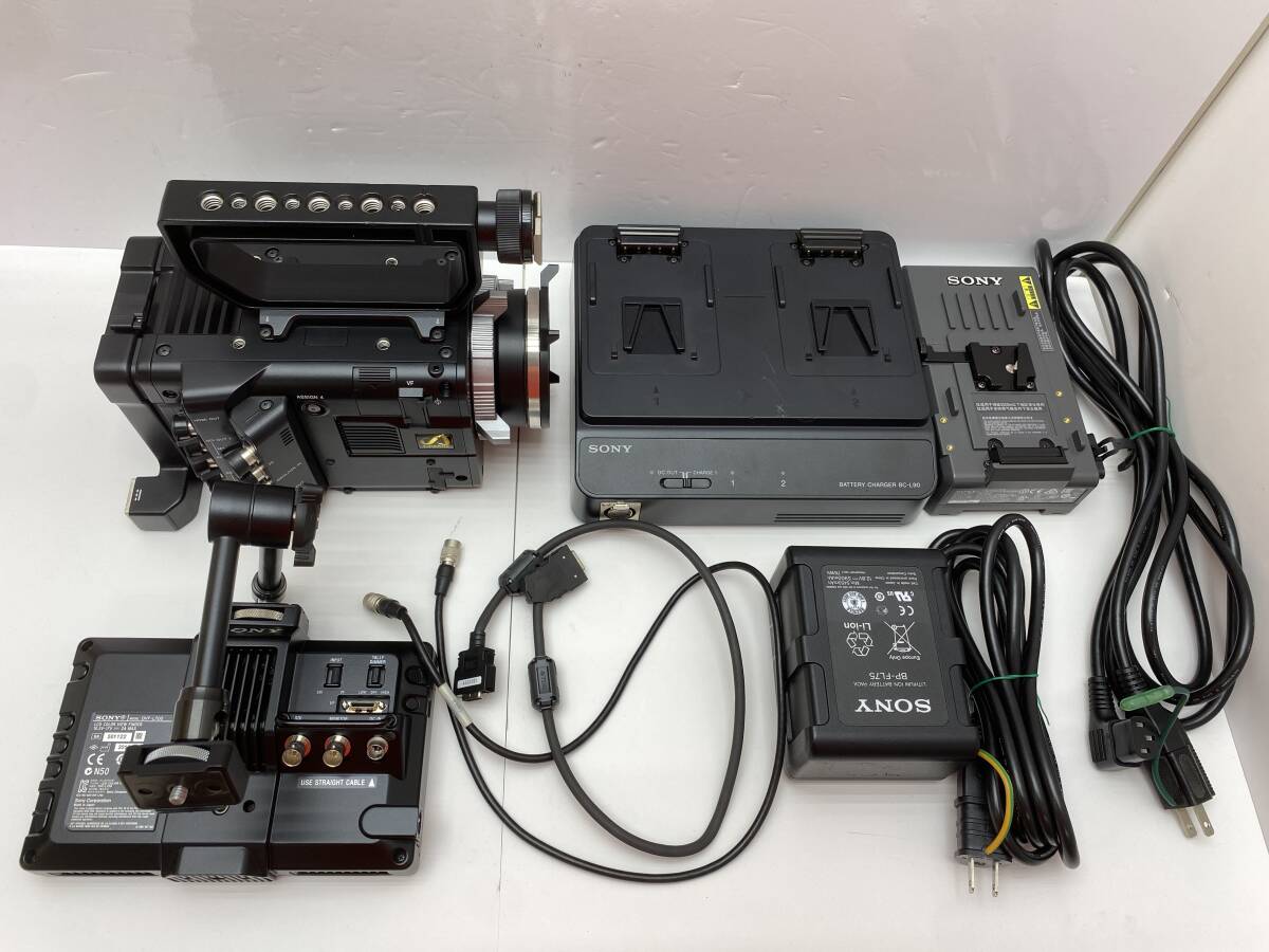 Sony PMW-F55 CineAlta 4K Camera with DVF-L700 Viewfinder and AC-DN10 Adapter [q1197476801]