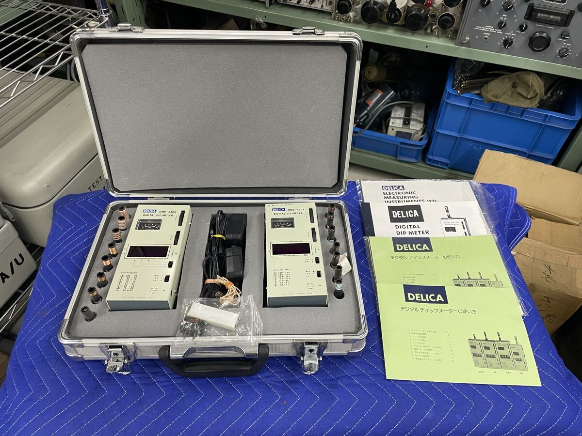 Mita Wireless Laboratory DMC-230S DMC-470S Digital Dip Meter with Hard Case and 2 AC Adapters [d1197569085]