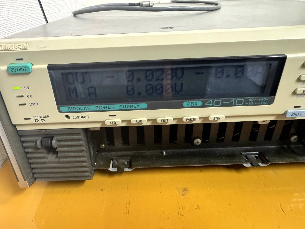 KIKUSUI PBX40-10 Bipolar Power Supply [o1197745346]