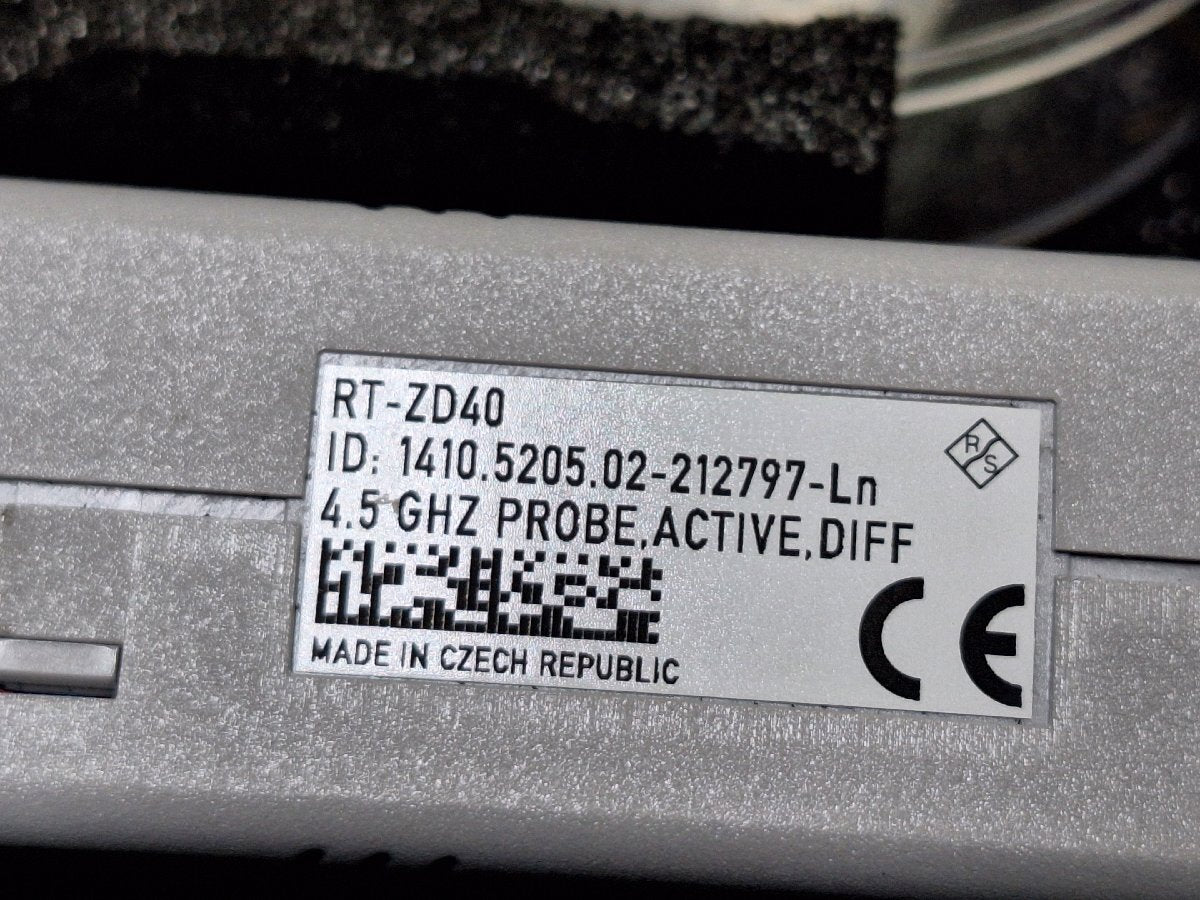 NBC R&S RT-ZD40 Differential Active Probe 4.5GHz [s1197867852]