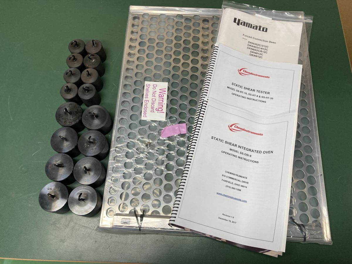 ChemInstruments SS-OSI-8 Integrated 8 Bank Shear and Oven High Temperature Tack Tester [w1198458443]
