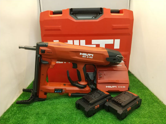 HILTI 3-ME-22 Rechargeable Concrete Nailer Tackifier Battery B22-85 x 2pcs Combo [r1199116924]