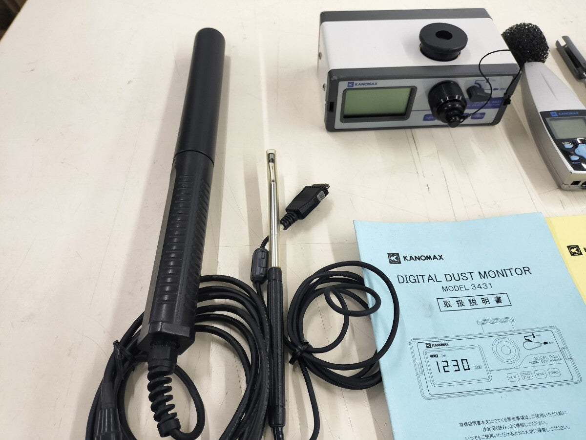 KANOMAX Model 3431 Digital Dust Monitor IAQ Monitor Noise Meter [r1199664193]