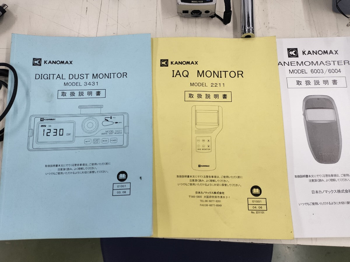 KANOMAX Model 3431 Digital Dust Monitor IAQ Monitor Noise Meter [r1199664193]