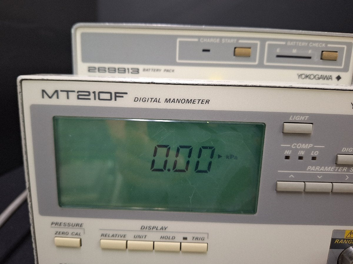 Yokogawa MT210F Digital Manometer with 269913 Battery Pack [e1200278322]