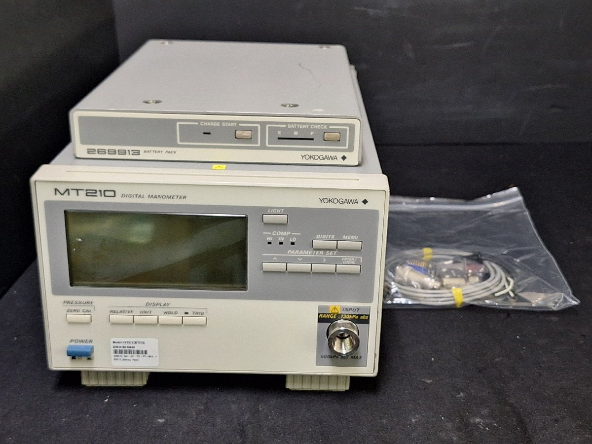 Yokogawa MT210 Digital Manometer with 269913 Battery Pack [x1200277148]