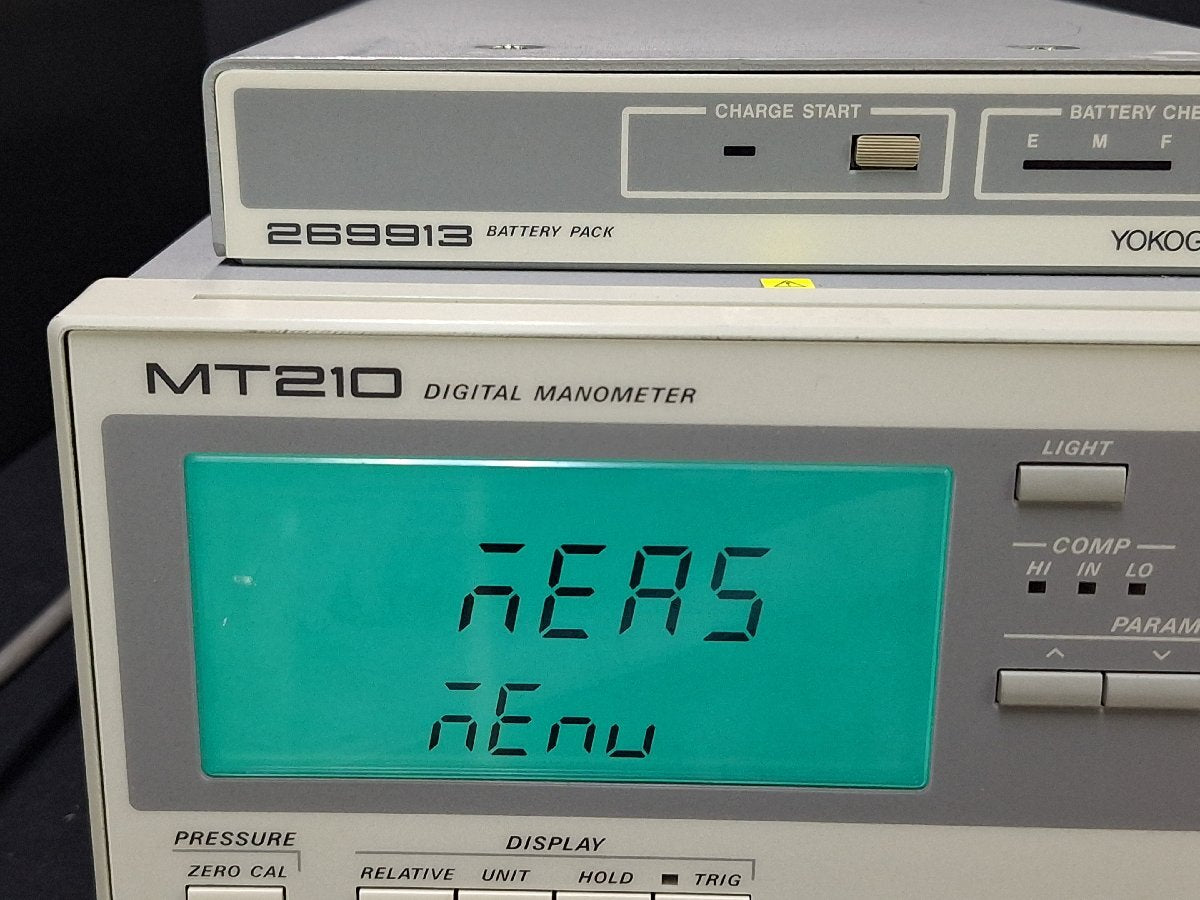 Yokogawa MT210 Digital Manometer with 269913 Battery Pack [x1200277148]