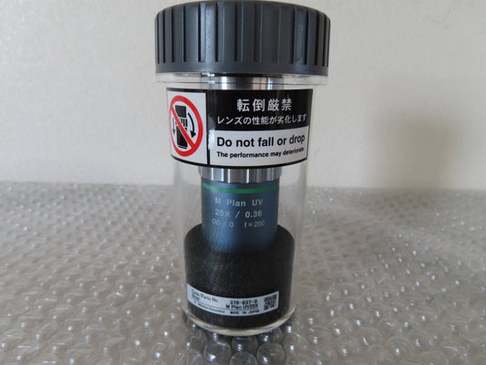 Mitutoyo M Plan UV 20X Microscope Objective Lens 378-837-9 [w1200463866]
