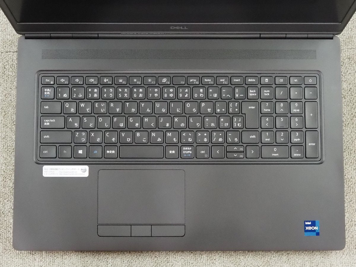 Dell Precision 7760 Xeon W-11855M Laptop 32GB RAM 1TB SSD NVIDIA RTX A4000 17.3 inches 1920x1080 [s1200700618]
