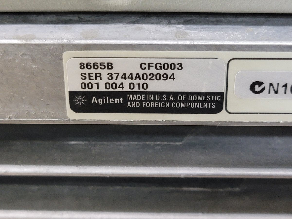 HP 8665B Synthesized Signal Generator 100kHz-6GHz [r1201615649]