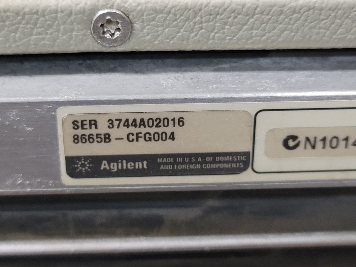 Agilent 8665B Synthesized Signal Generator 100kHz-6GHz [l1201652050]