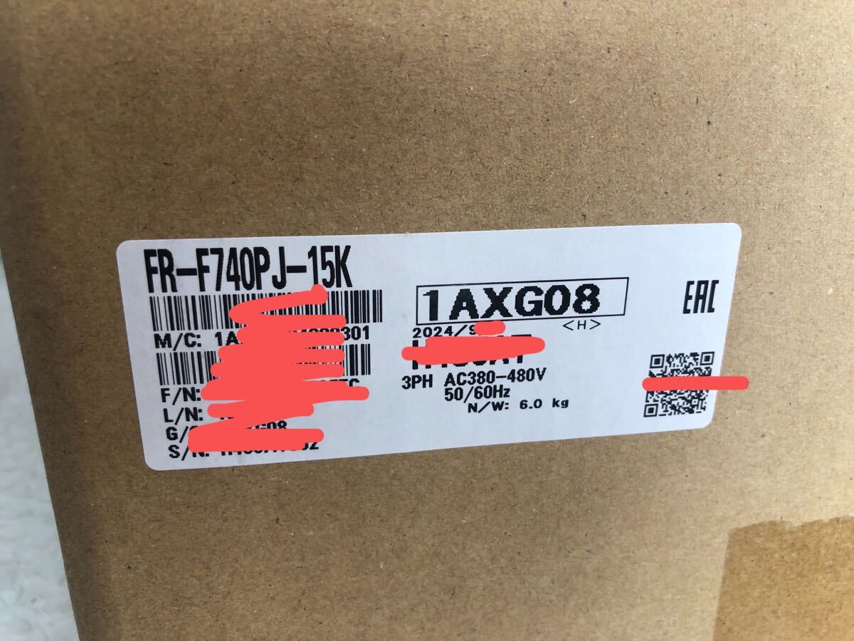 Mitsubishi Electric FR-F740PJ-15K Genuine Operation [m1203253698]