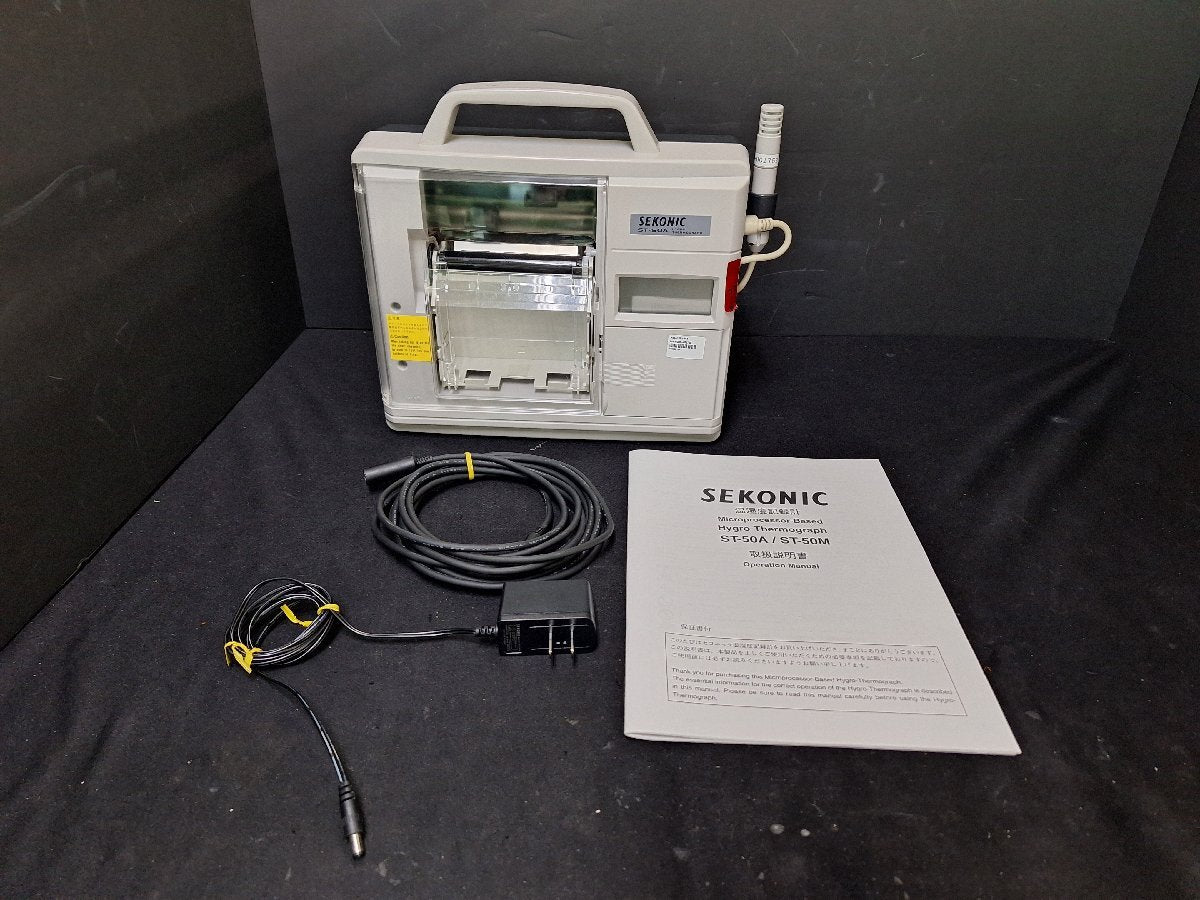 Sekonic ST-50A Hygro-Thermograph with 5m Sensor Cable and AC Adapter [j1203774349]