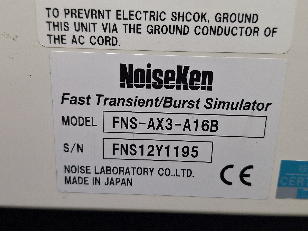 NoiseKen FNS-AX3-A16B Fast Transient Burst Tester with Coupling Clamp [l1203850333]