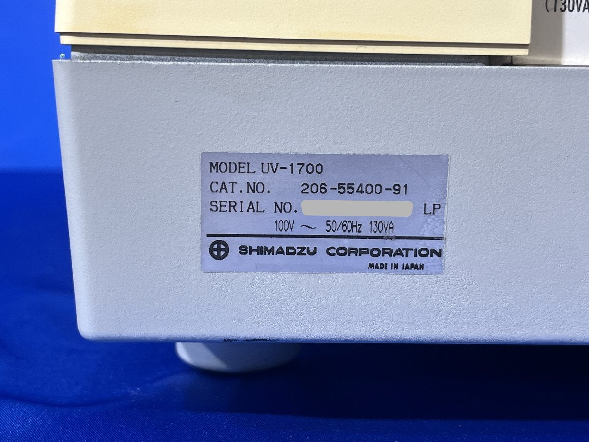 SHIMADZU UV-1700 UV-Visible Spectrophotometer [m1204293843]