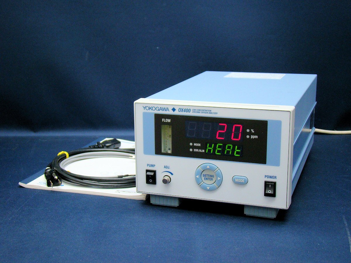 Yokogawa OX400 Oxygen Analyzer 0-10 ppm O2 to 0-100 vol% O2 [m1204733744]