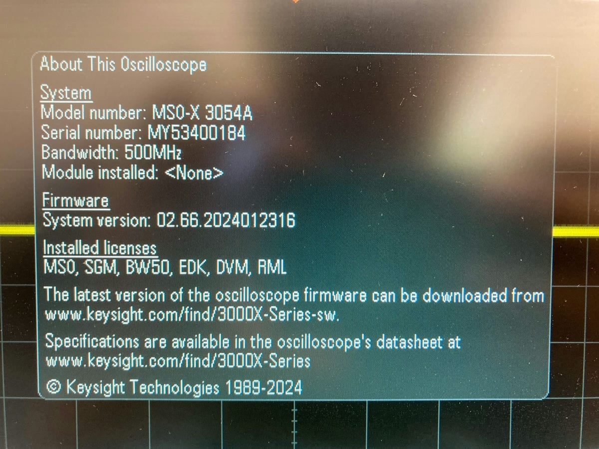 Agilent MSOX3054A Oscilloscope 500MHz [o1205014331]