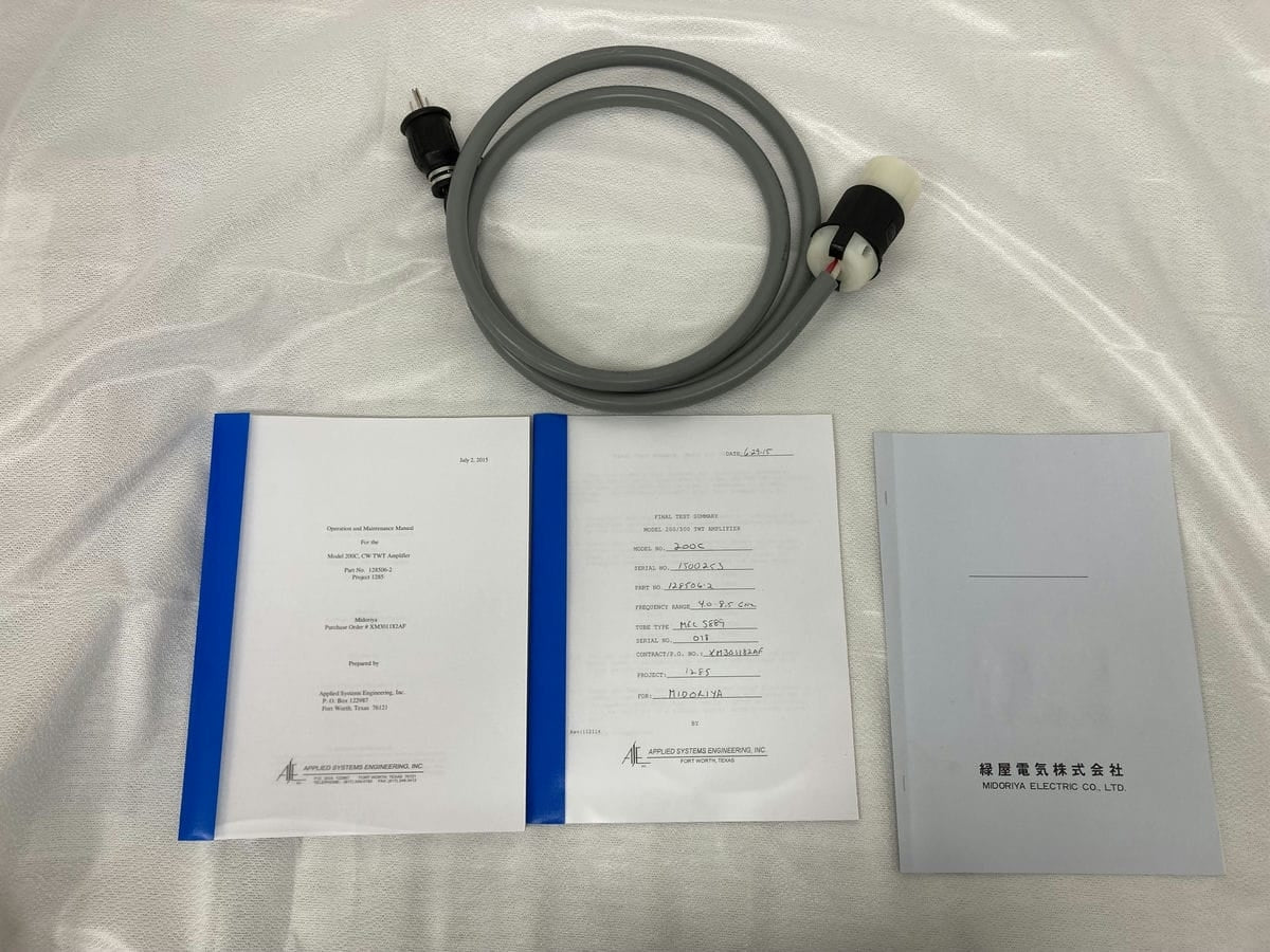Applied Systems Engineering 200C TWT Amplifier 4-8.5GHz 200W [u1205139312]