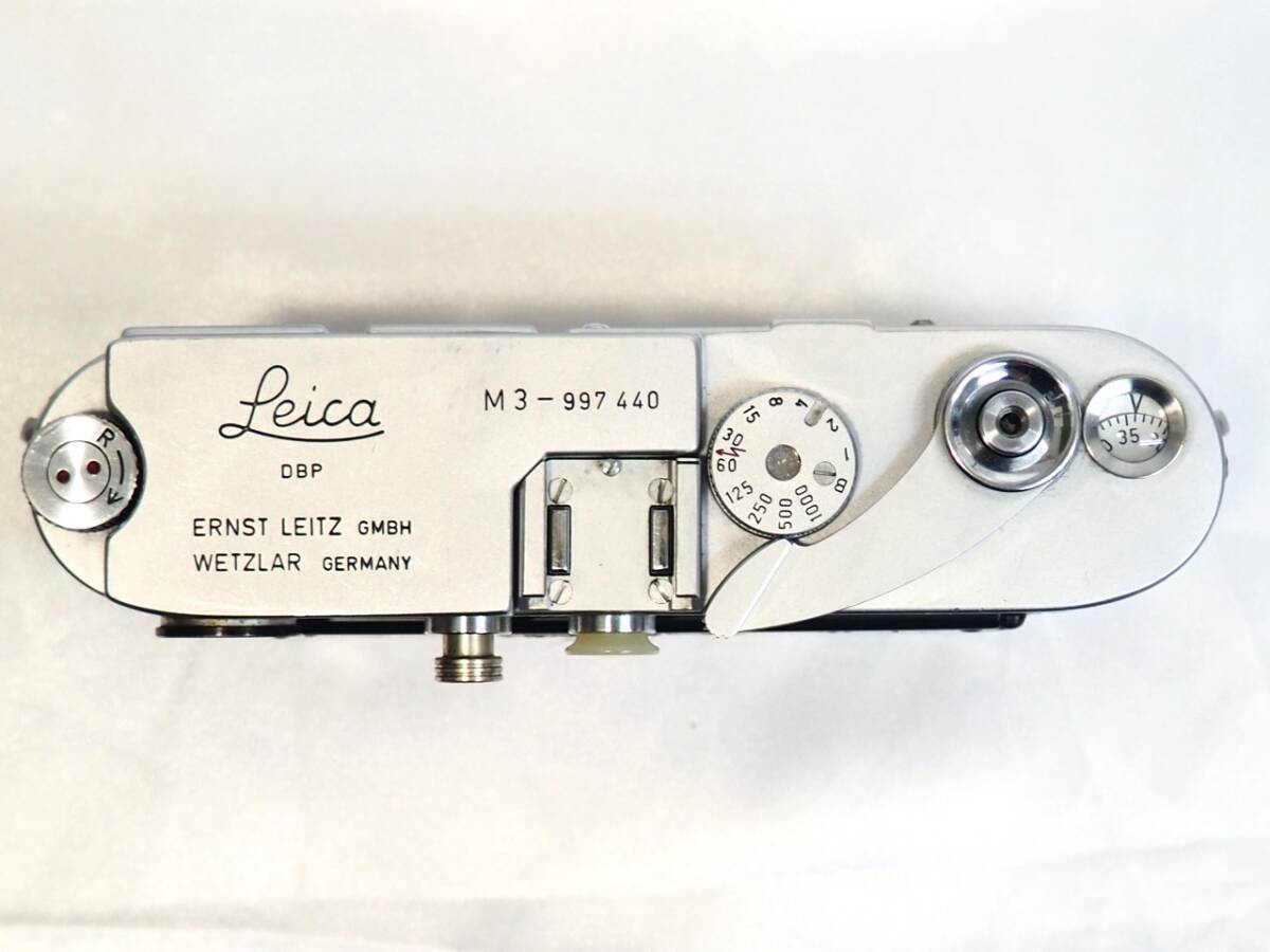 Leica M3 Rangefinder Film Camera Silver 990000 Series [l1205292317]