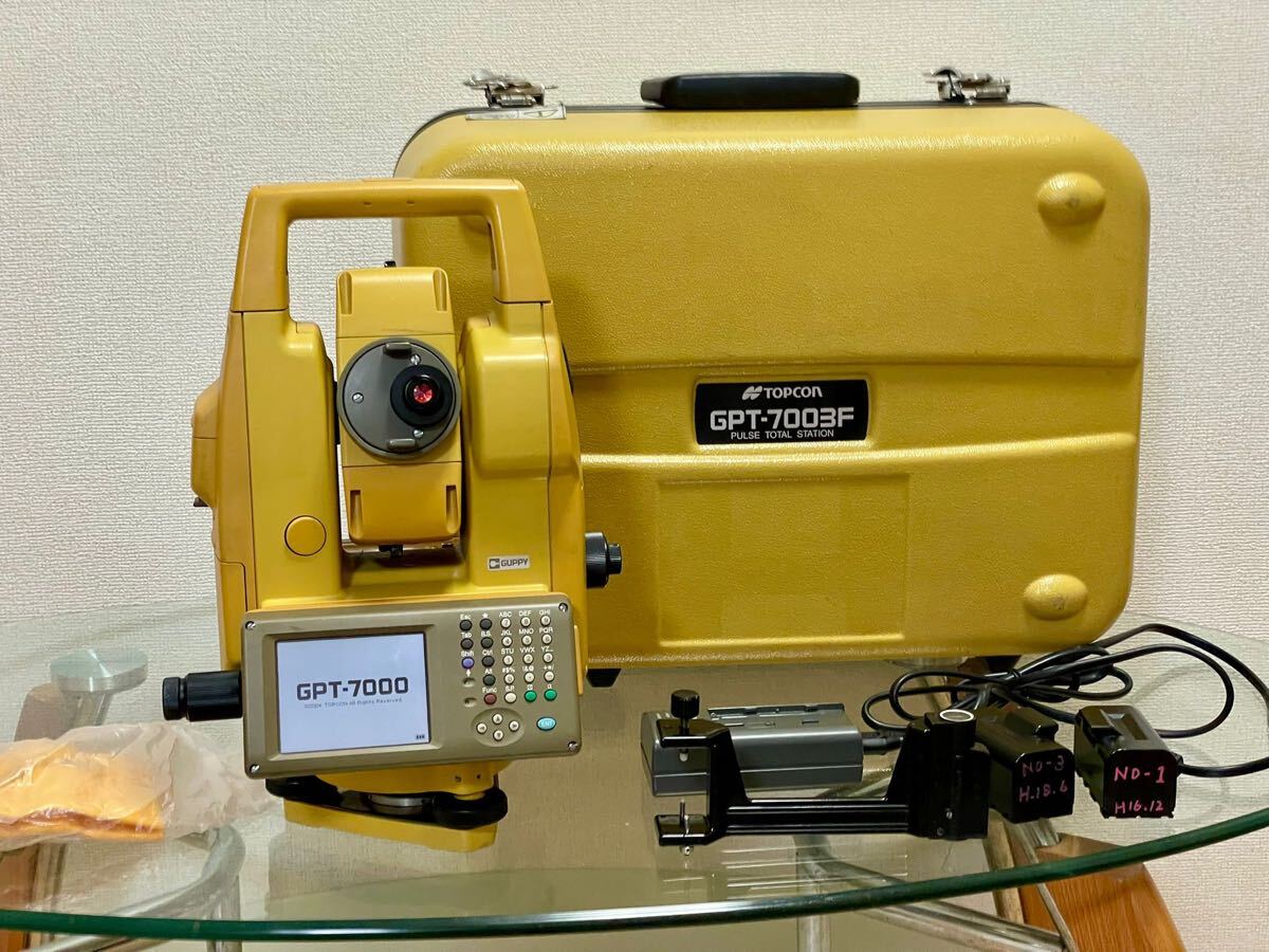 TOPCON GPT-7003F Total Station Set with Case and Battery [e1205594008]