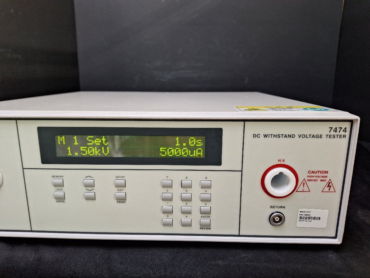 Keisoku Giken Model 7474 DC Withstand Voltage Tester [c1206447073]